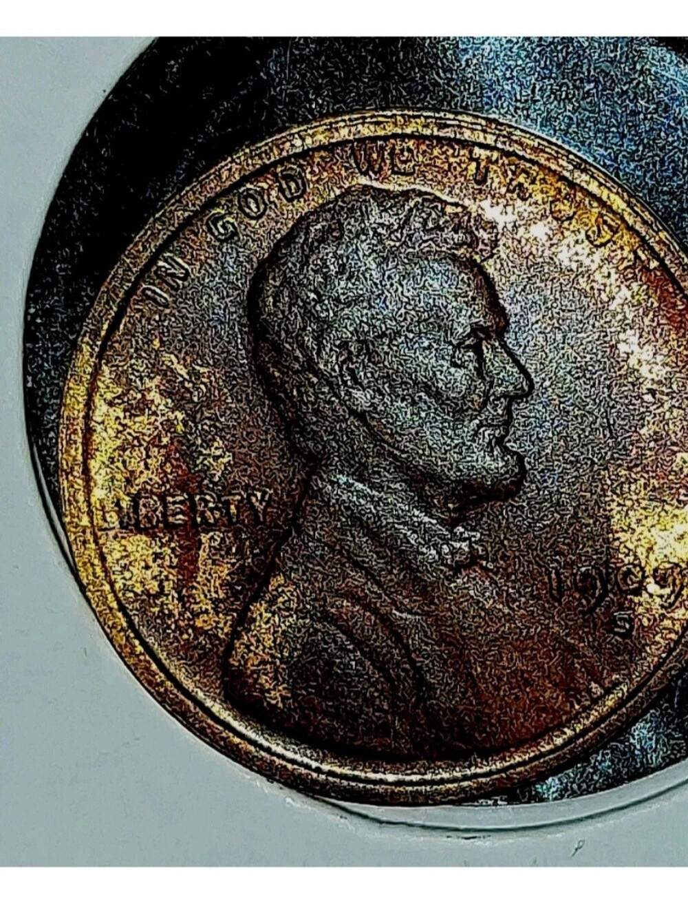 Rare Vintage 1909-S VDB Lincoln Penny. Decorative Accent. Commemorative Coin.